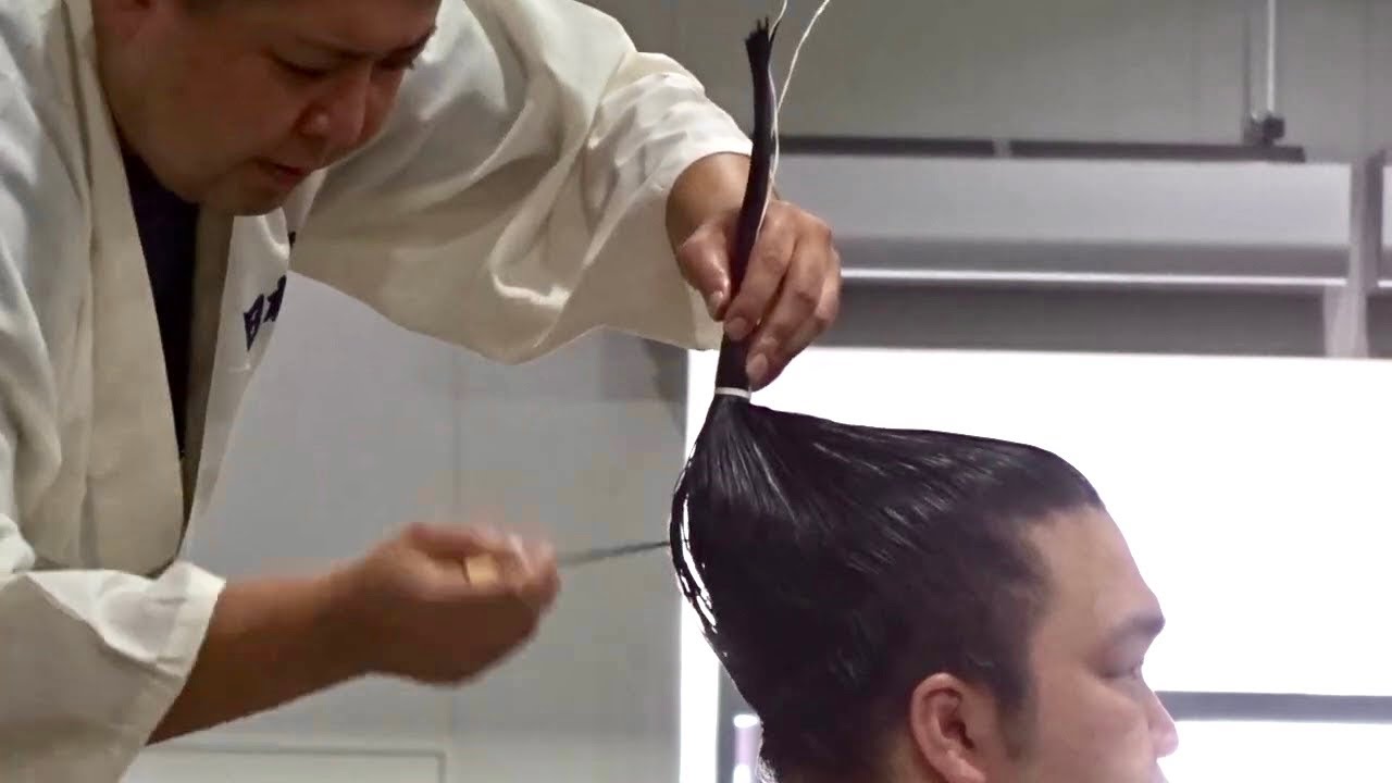 豪ノ山が地元の大阪で髪結【大阪関西万博場所】2025/8/3 osaka kansai EXPO basho