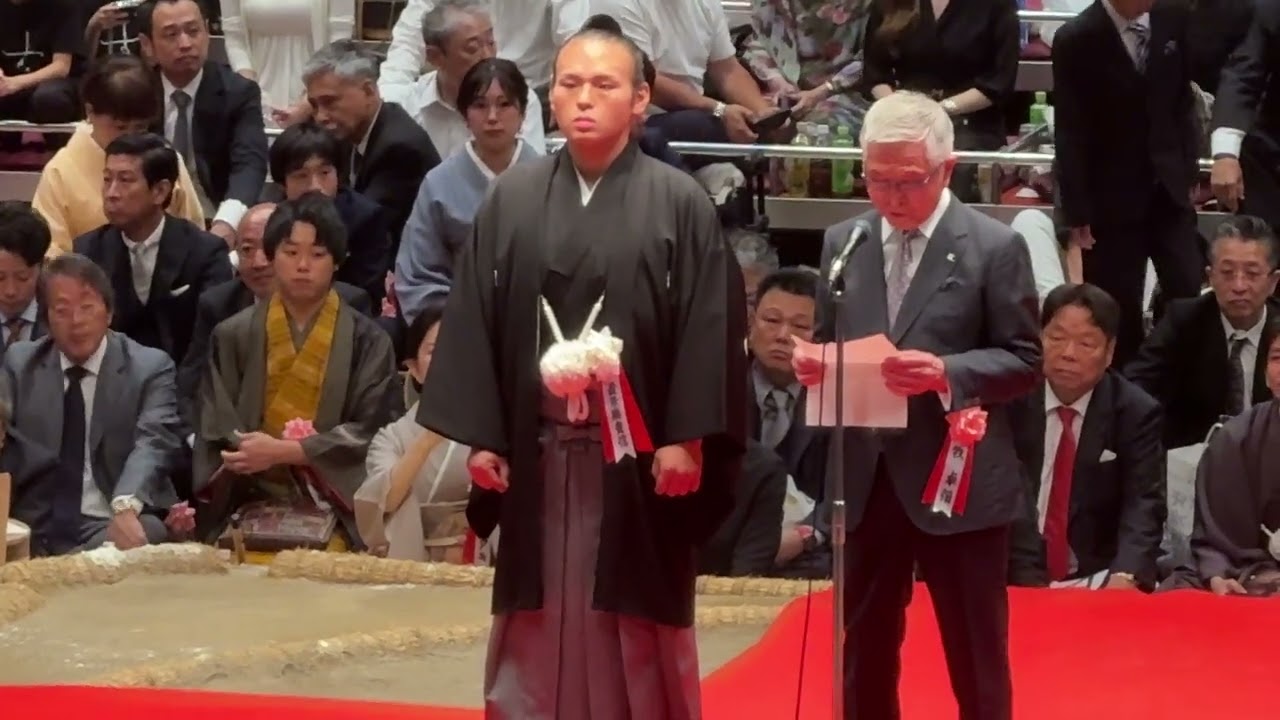 貴景勝 後援会長挨拶【貴景勝断髪式】2025/10/4