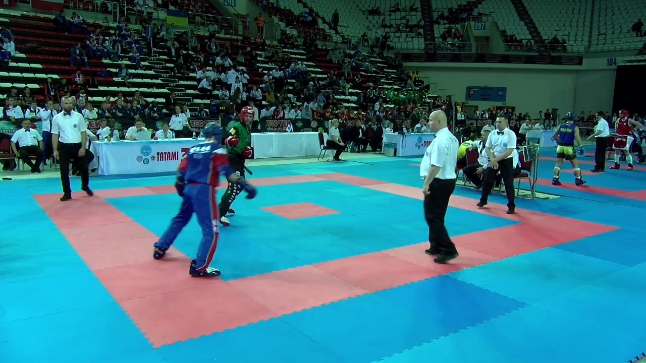 Terry Bradley v Darryl Merryweather WAKO World Championships 2019 background