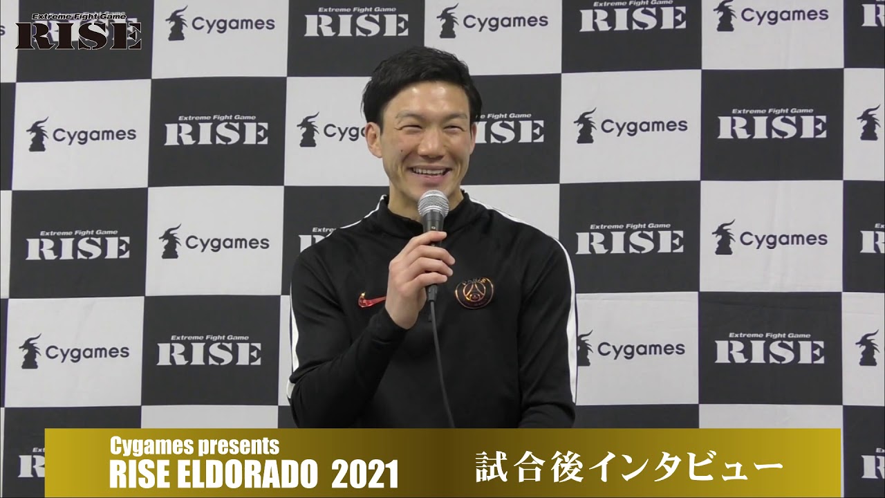 江幡 塁 試合後インタビュー|2021.2.28【Cygames presents RISE ELDORADO 2021】