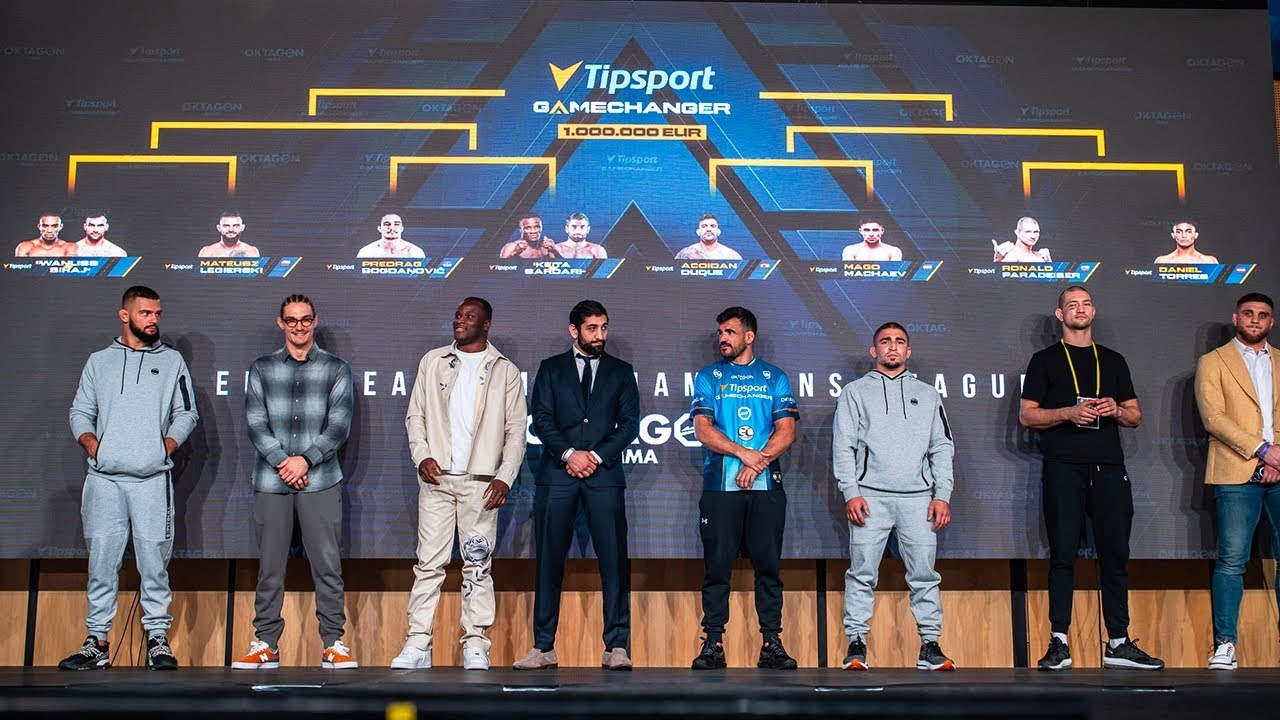 The Tipsport GAMECHANGER Quarter Final Draw + Post-Fight Press Conference | OKTAGON 54 backdrop