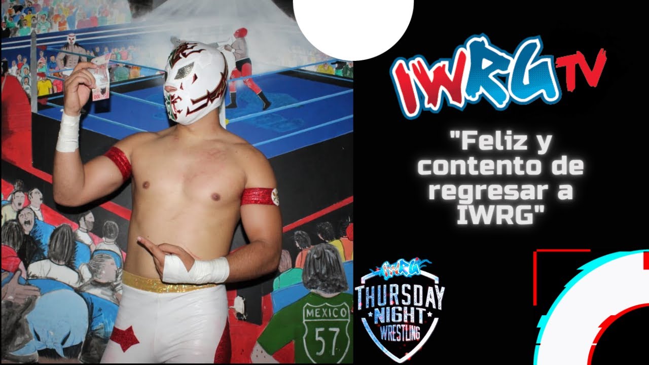 Aramis regresó a IWRG y está contento de regresar a una de sus casas: IWRG