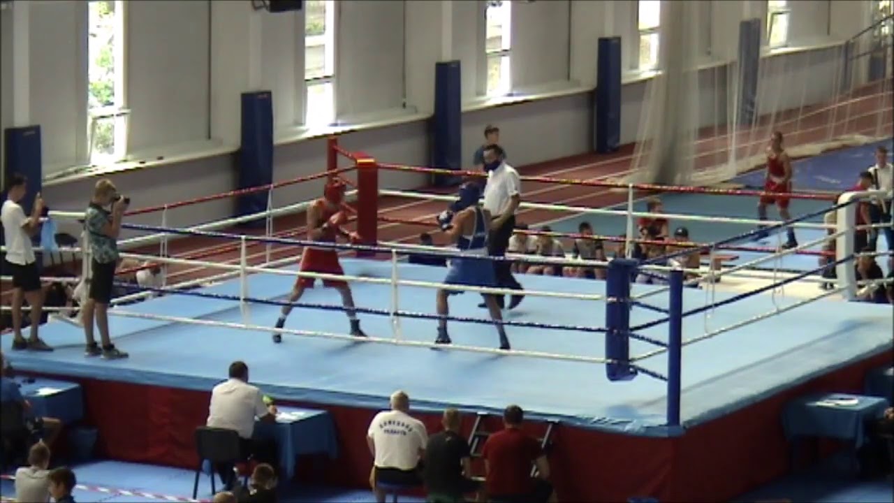 63 кг Даниил Артёмов + Богдан Сидоренко ,Чемпионат Донецкой области по боксу 05.09.2020 г. Бахмут