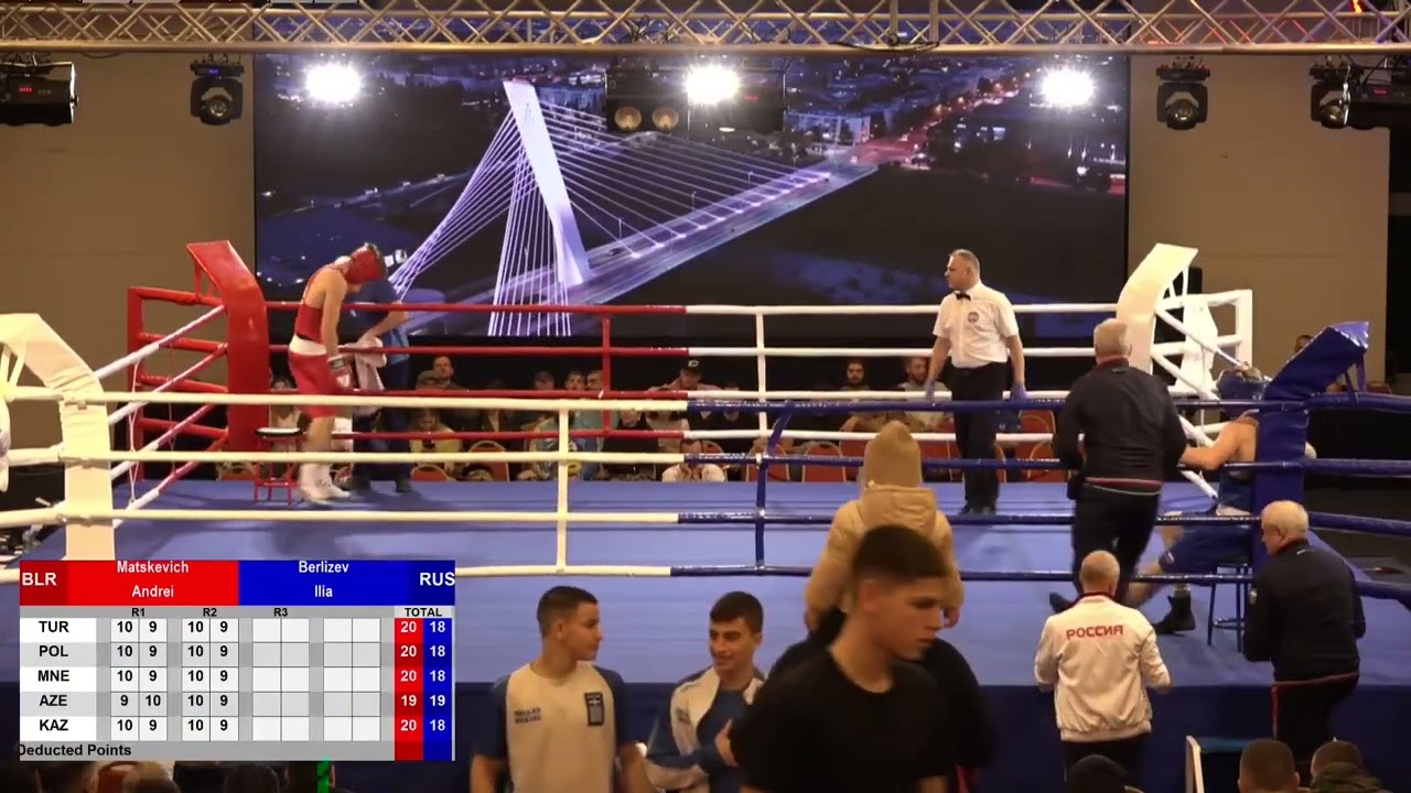Andrei Matskevich (BLR) vs. Ilia Berlizev (RUS) Youth World Cup 2025 SF's (80kg) background