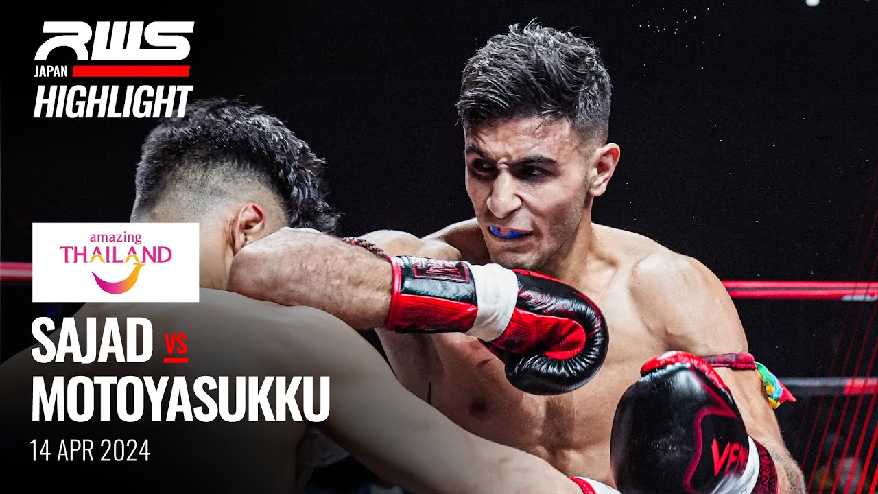 Highlight l Sajad Venum Muay Thai vs. Motoyasukku l RWS backdrop