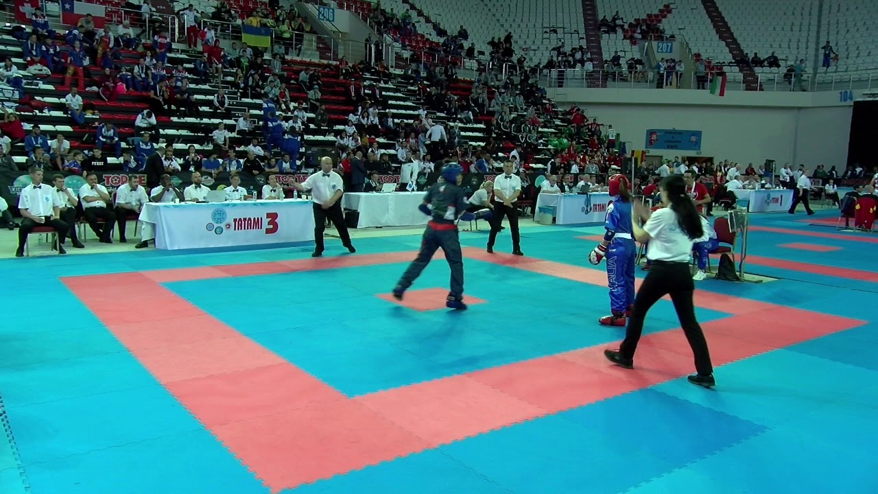 Martina Rossi v Alayna Watts WAKO World Championships 2019