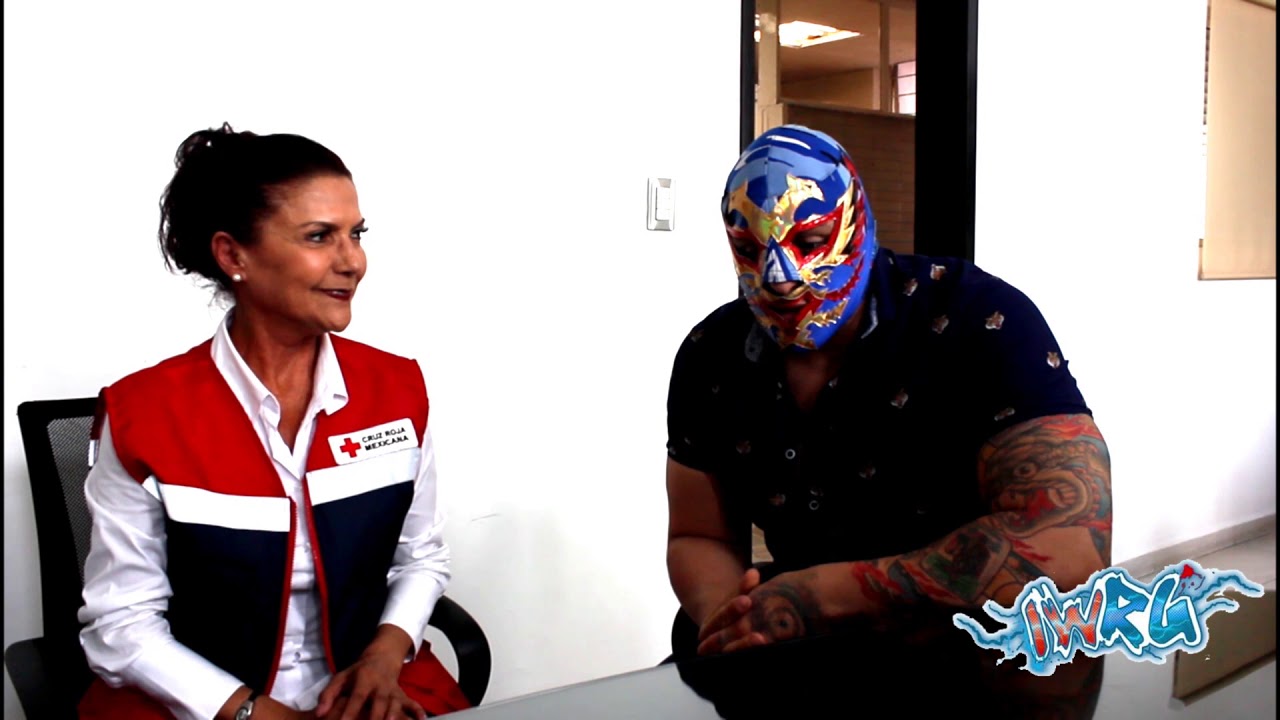 "IWRG, PALL, CRUZ ROJA Gente que se preocupa por el bienestar de la lucha libre " backdrop