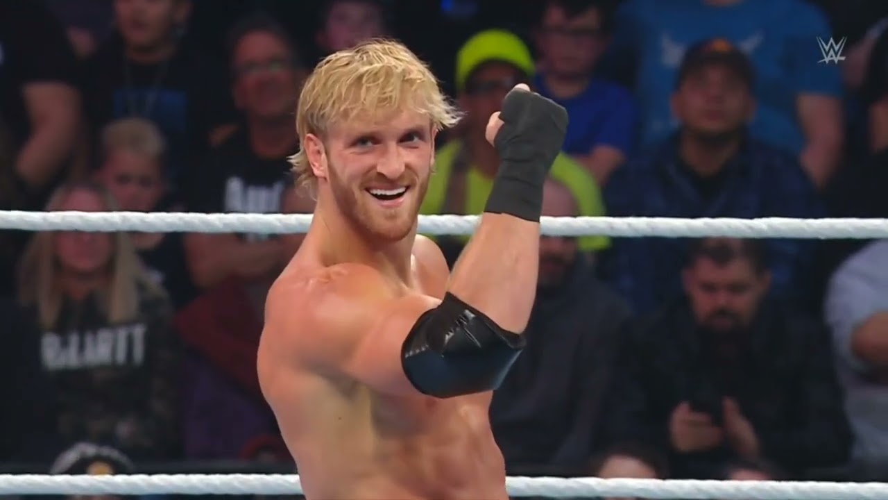 WWE SMACKDOWN THE MIZ VS LOGAN PAUL 02/16/24 background
