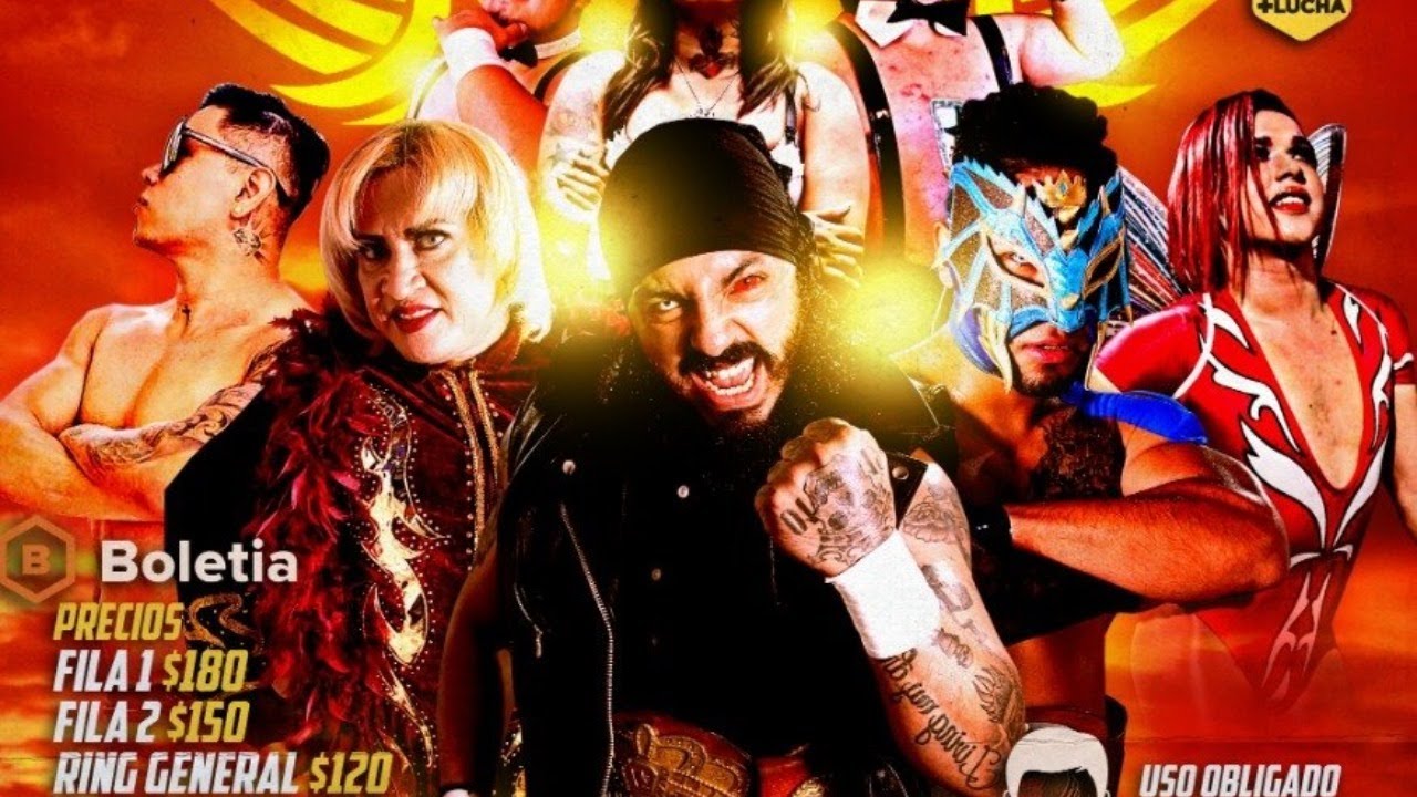 En vivo, Campeonato Intercontinental de Peso Medio: Demonio Infernal vs Dragon Bane | IWRG background