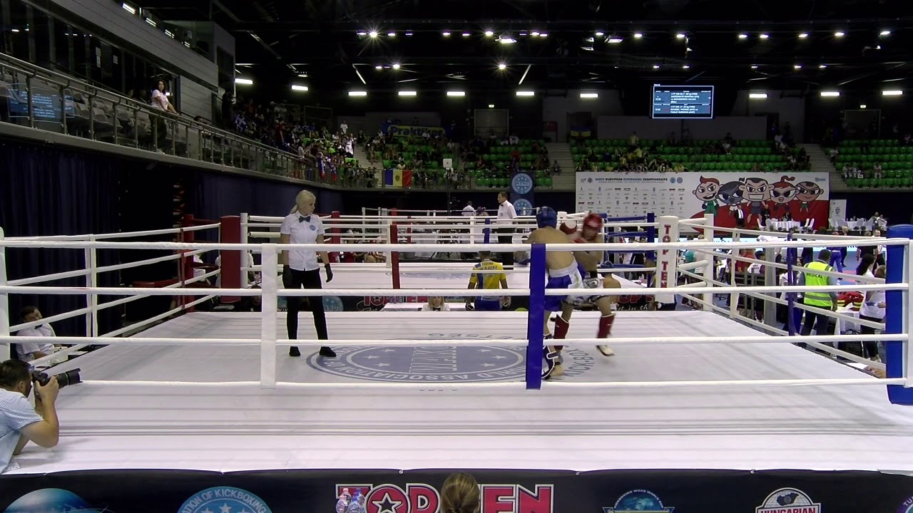 Nihad Taghizada v Denis Machkarin WAKO European Championships 2019 background