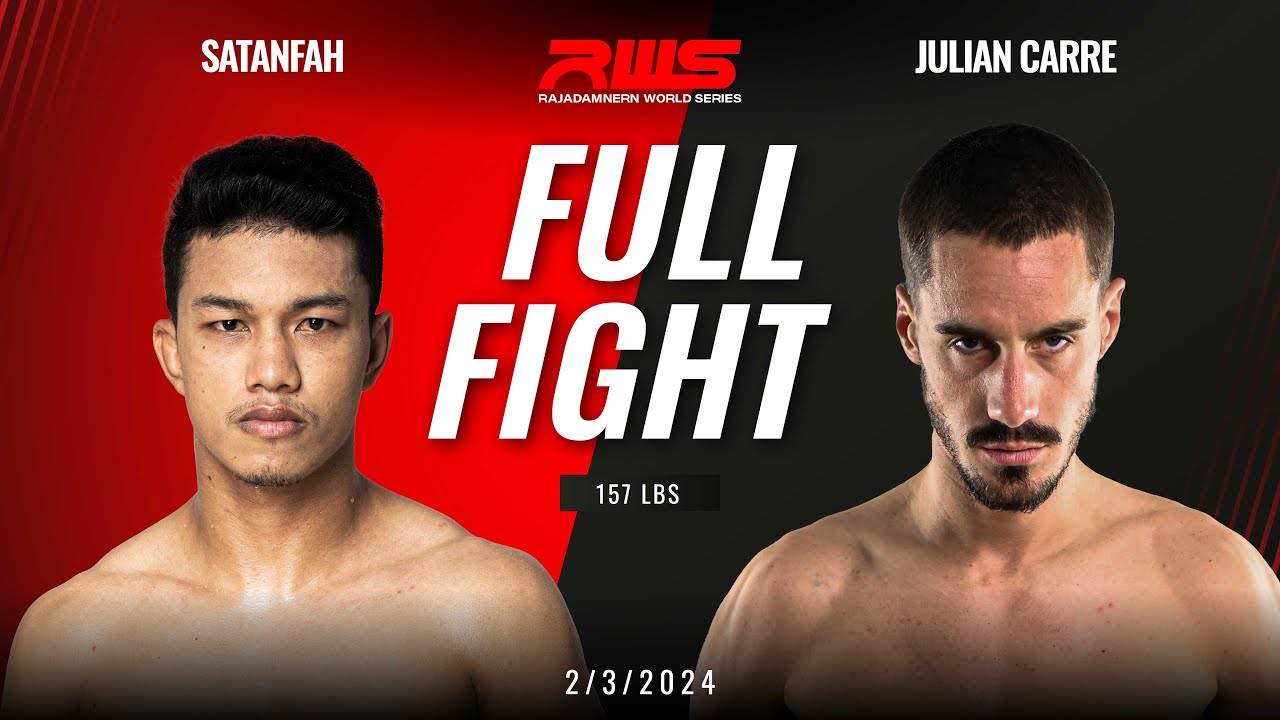 Full Fight l Satanfah vs. Julian Carre l สะท้านฟ้า vs. จูเลียน แคร์ l RWS background