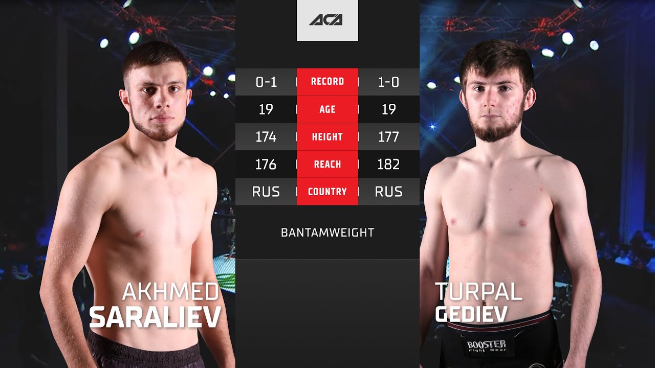 Ахмед Саралиев vs. Турпал Гедиев | Akhmed Saraliev vs. Turpal Gediev | ACA YE 39