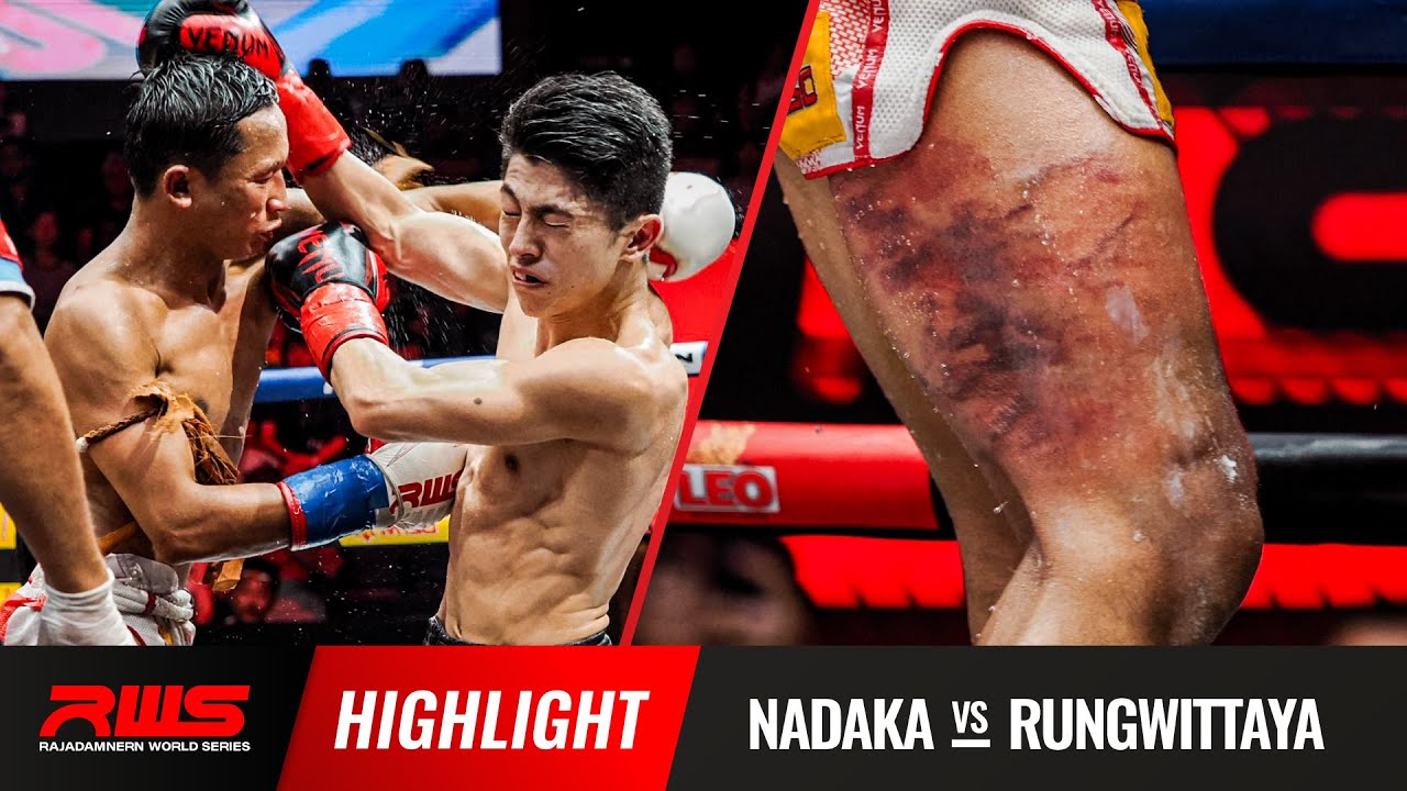 ไฮไลท์ Highlight l นาดากะ เอวะสปอร์ตยิม vs. รุ่งวิทยา l Nadaka Eiwa Sports Gym vs. Rungwittaya l RWS background
