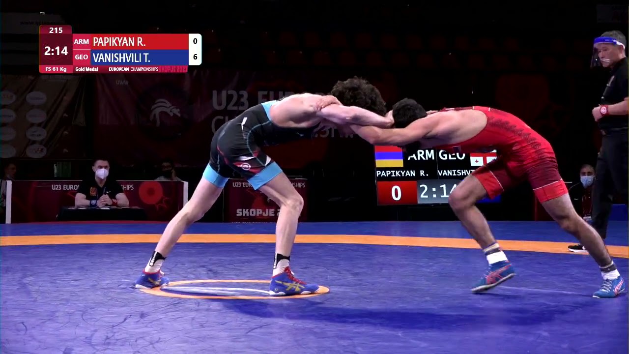 GOLD FS - 61 kg: R. PAPIKYAN (ARM) v. T. VANISHVILI (GEO)
