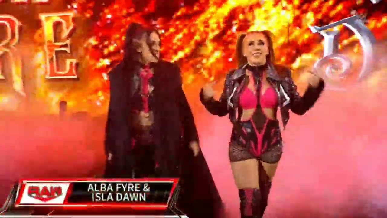 WWE RAW DAMAGE CTRL VS UNHOLY UNION 09/02/24 background
