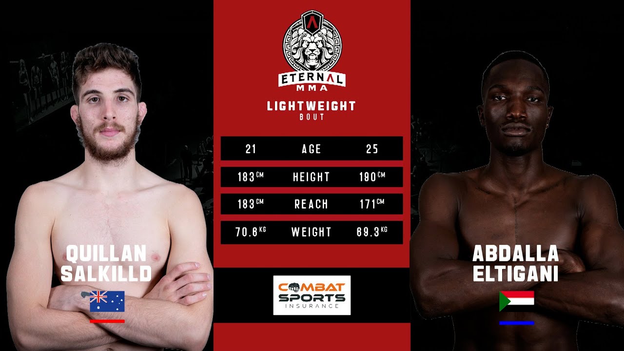 Eternal MMA 53 - Quillan Salkilld VS Abdalla Biayda - MMA Fight Video