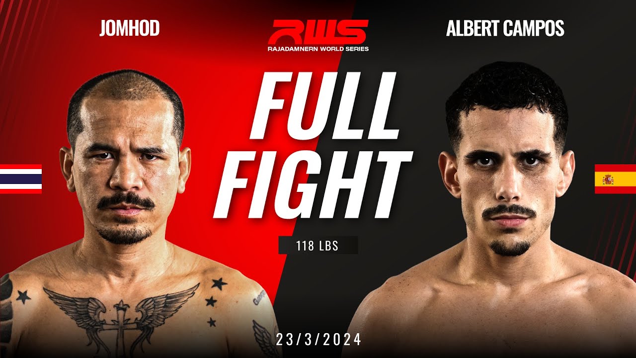 Full Fight l Jomhod vs. Albert Campos l จอมโหด vs. อัลเบิร์ต คัมโปส l RWS background