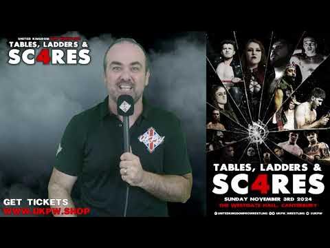 TODAY - TABLES LADDERS & SCARES 4!!! background