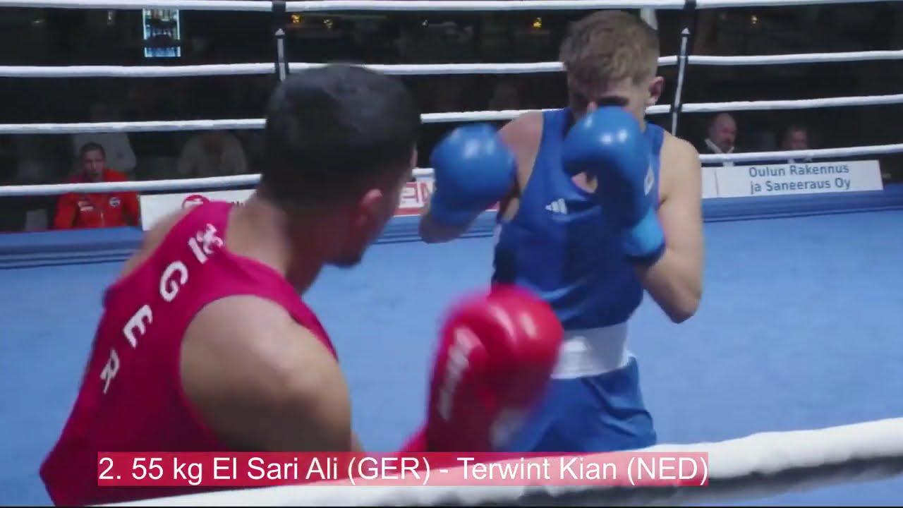 Kian Terwint (NED) vs. Ali El Sari (GER) GeeBee Tournament 2025 SF's (55kg) background