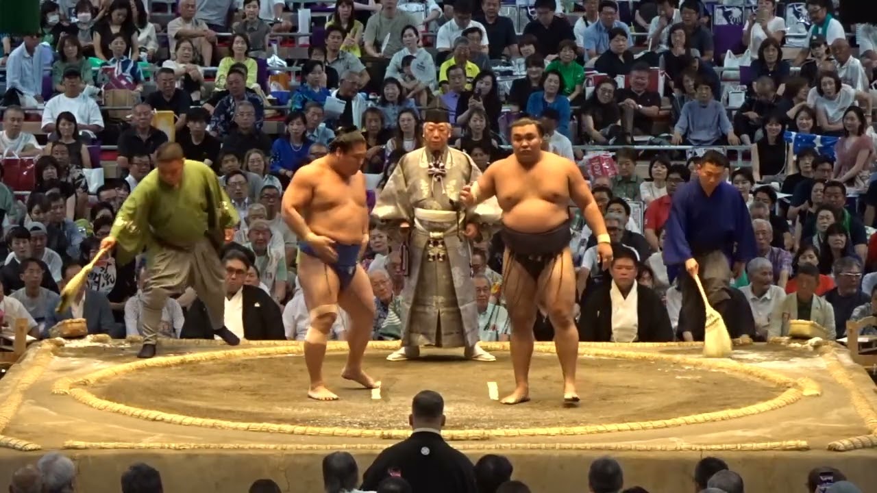 三役取組 大の里×琴櫻 若隆景×霧島 玉鷲×欧勝馬 弓取式【大相撲令和7年7月場所】千秋楽 15日目 2025/7/27名古屋場所 sanyaku JUL 2025 DAY15
