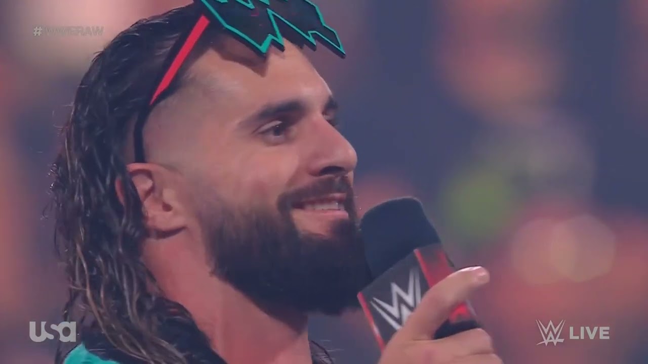 WWE RAW SETH ROLLINS ENTRANCE 09/11/23