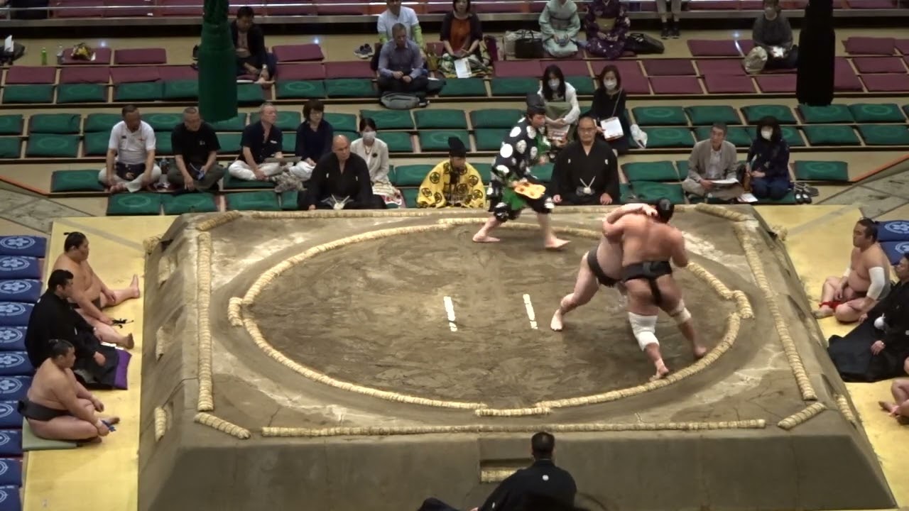 《幕下③》良安×矢後 豪聖山×峰洲山 野田×颯富士 藤闘志×島津海 大翔丸×黒姫山 北天海×東俊隆【大相撲令和7年5月場所】14日目 2025/05/24 夏場所 makushita③ background