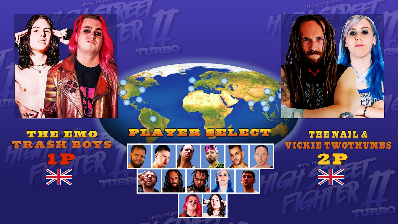 UKPW: FULL MATCH - Emo Trash Boys vs Vickie Twothumbs & The Nail (INTER-GENDER TAG TEAM MATCH)