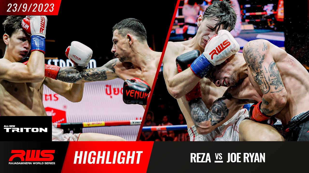 Highlight l Reza Venum Muay Thai vs. Joe Ryan l เรซ่า วีนั่มมวยไทย vs. โจ ไรอัน l RWS background