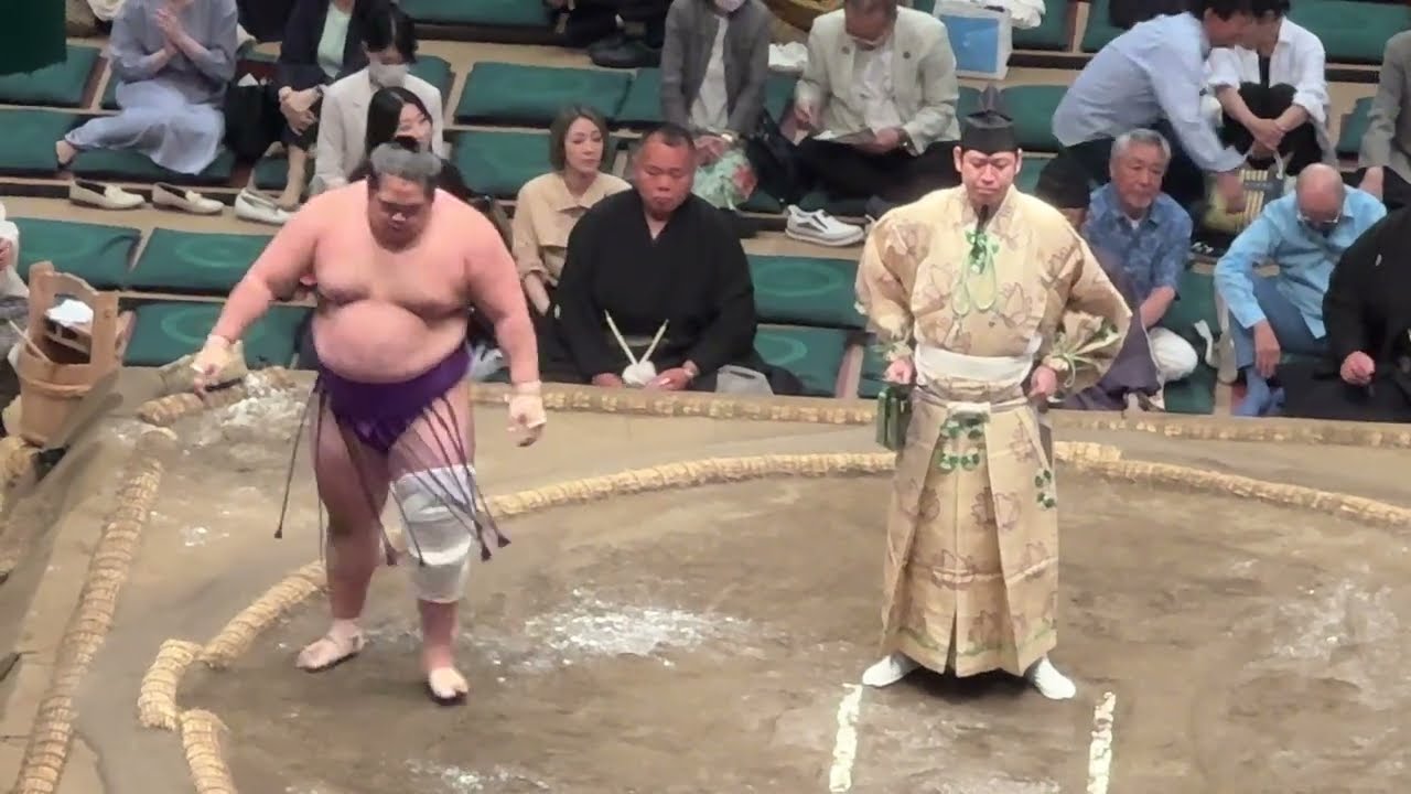 速報❗️ 二子山部屋 生田目 vs 琴栄峰【大相撲令和7年5月場所】 9日目2025/05/19 夏場所 NABATAME vs KOTOEIHO background