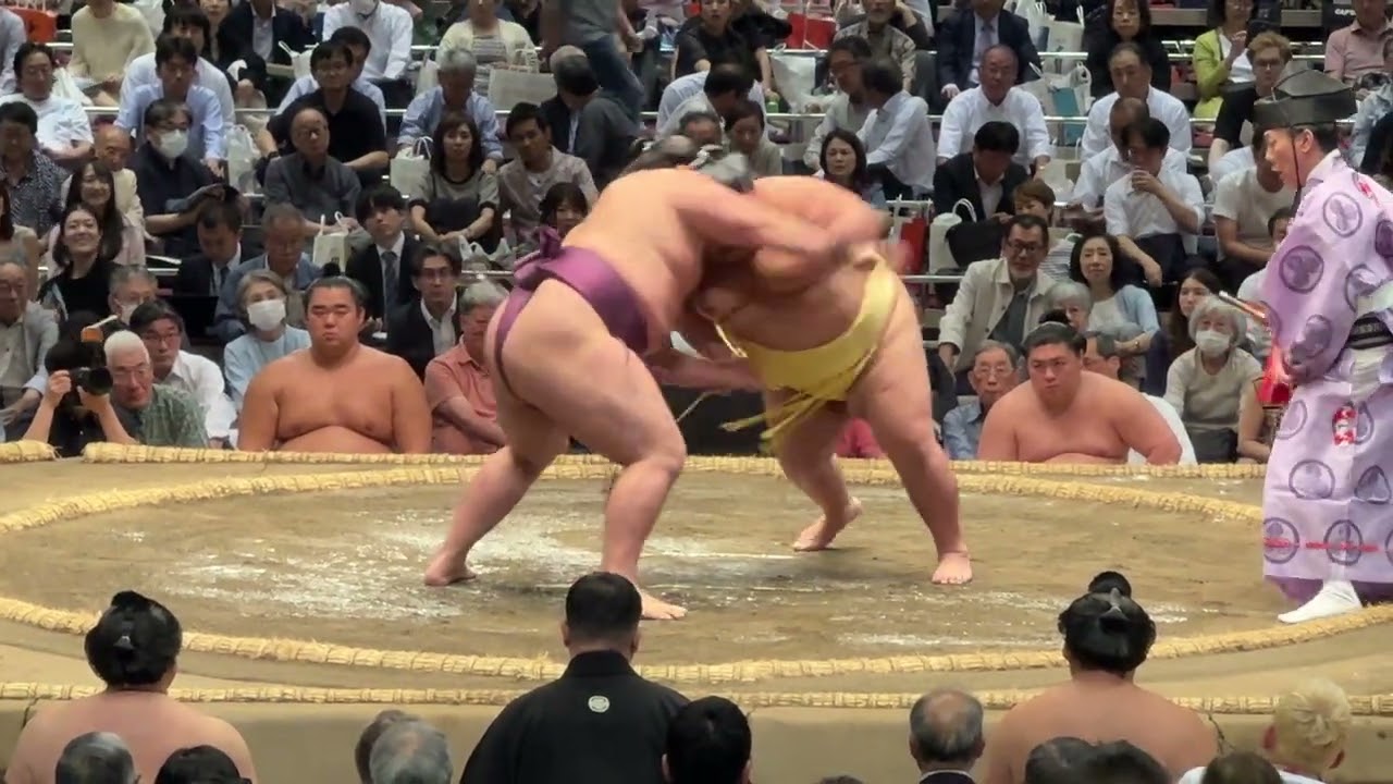 速報❗️二子山部屋 狼雅 vs嘉陽【大相撲令和7年5月場所】 6日目2025/05/1夏場所 Futagoyama ROGA vs KAYO