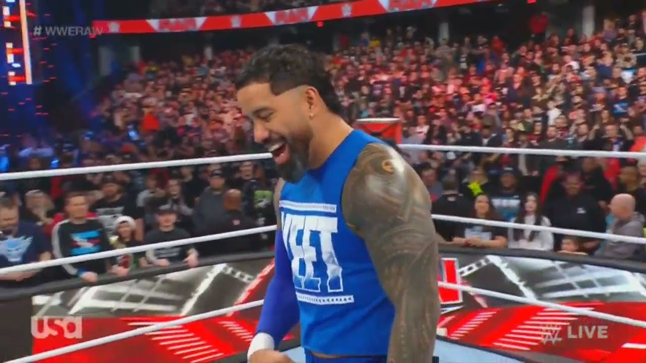 WWE RAW JEY USO ENTRANCE 12/11/23 background