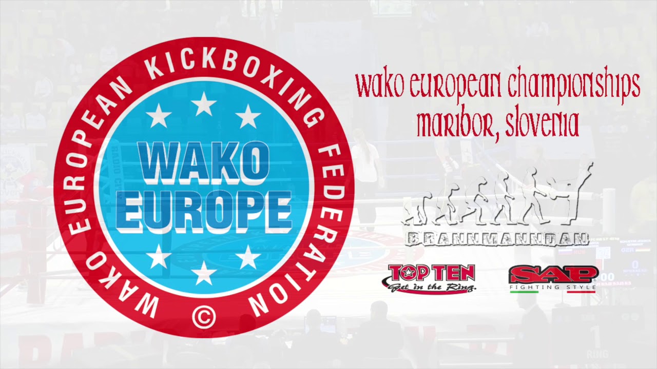 Margarita Kniazeva v Jessica Schuette WAKO European Championships 2018 background