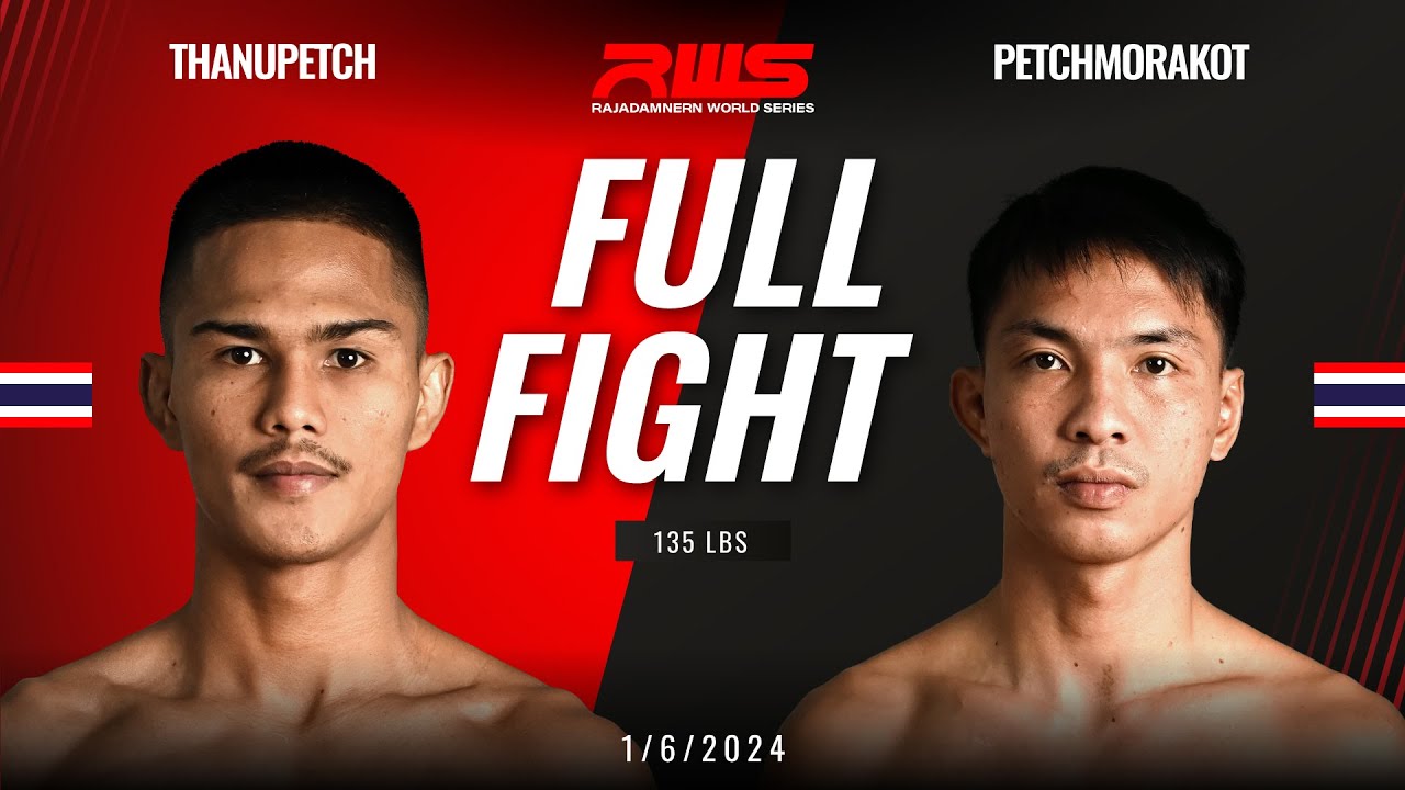 Full Fight l Thanupetch Wor. Sangprapai vs. Petchmorakot Nhongbangsai I RWS backdrop