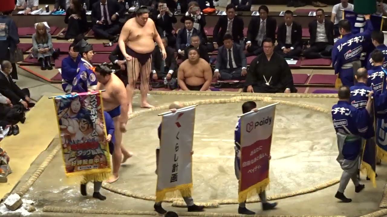 【貴景勝断髪式】幕内取組 2025/10/4 TAKAKEISHO retirement ceremony makuuchi match backdrop