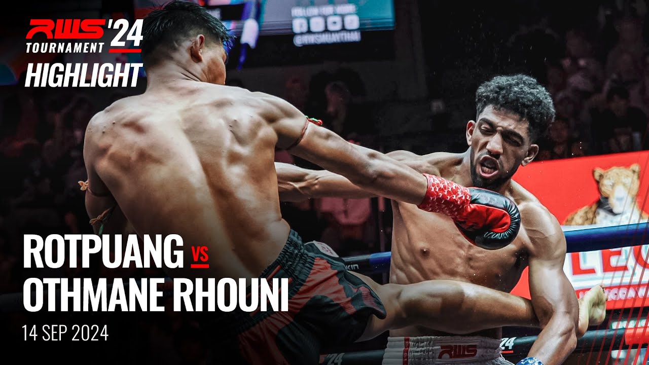 Highlight l Rotpuang Tod Muaythai vs Othmane Rhouni Tocayah Fight Club I RWS background