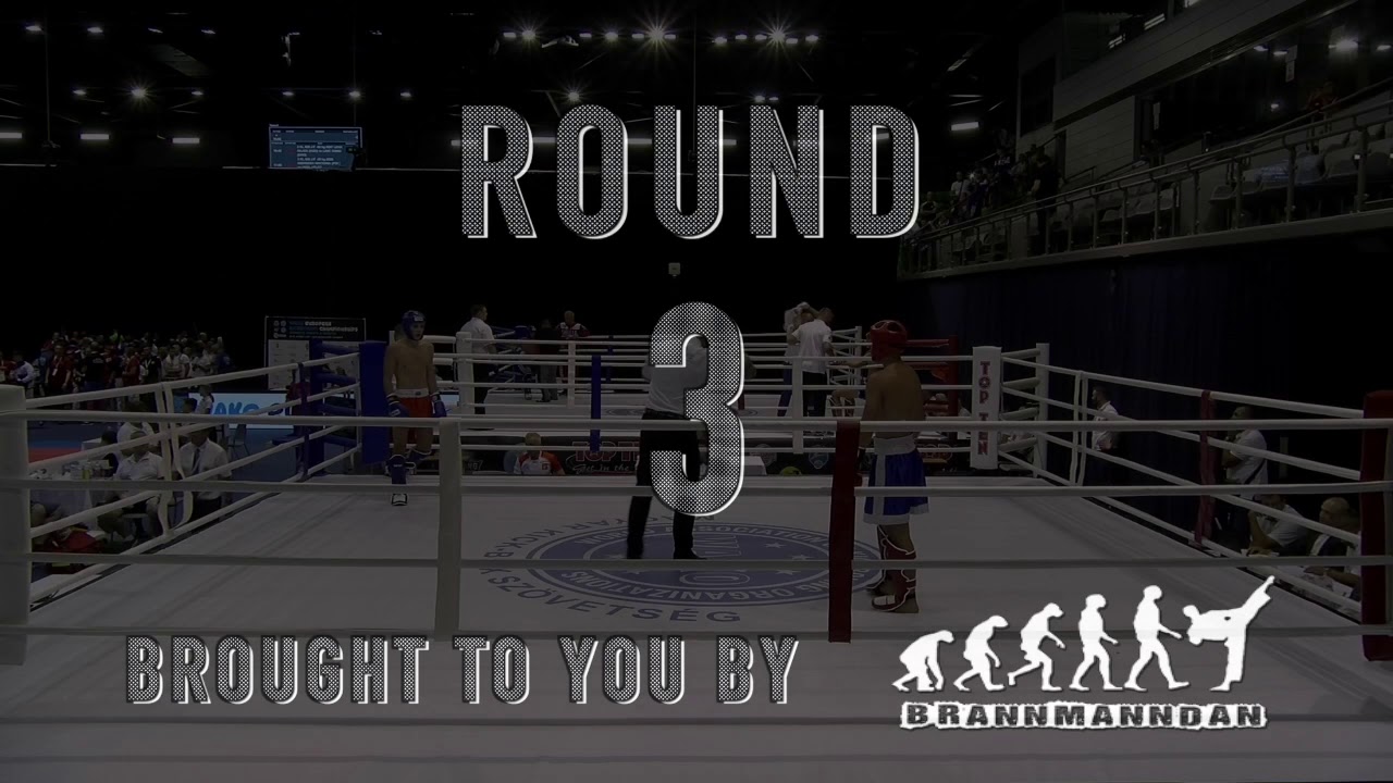 Arber Salihu v Dawid Ruszkowski WAKO European Championships 2019 backdrop