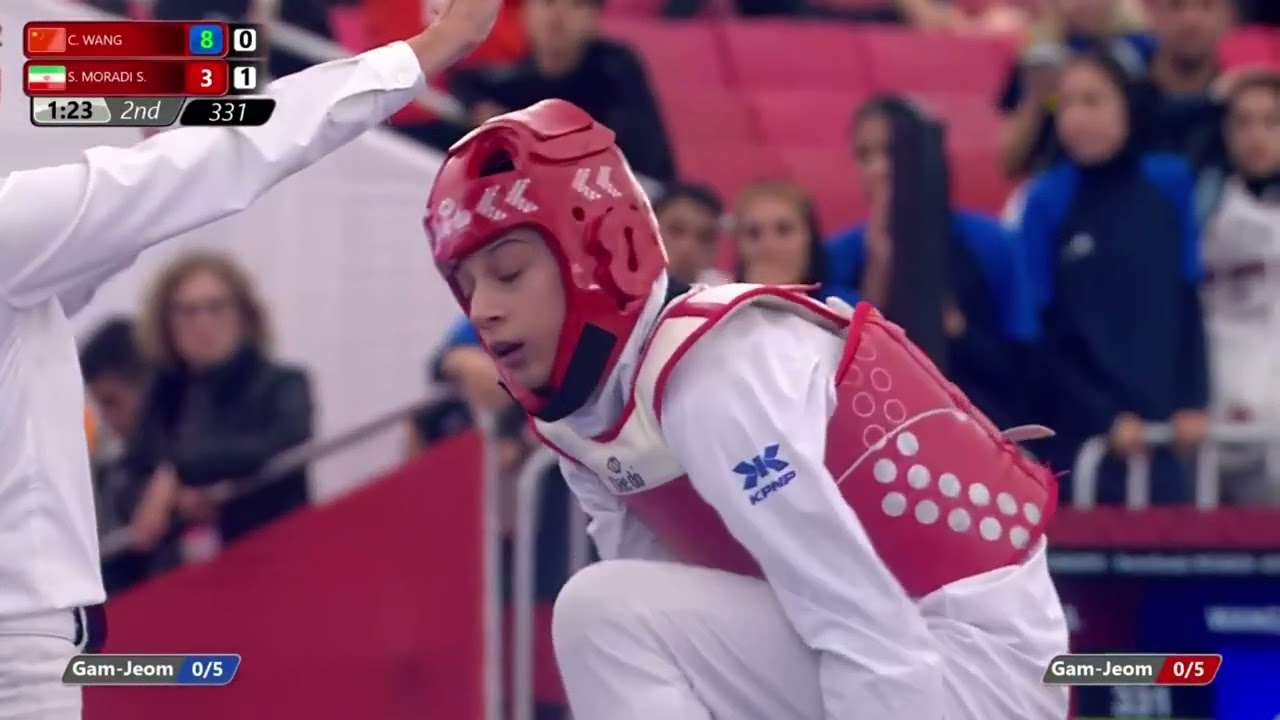 331 Semi Final Women 63kg CHN WANG Chengyi IRI MORADI SHEIKHLAR Saghar