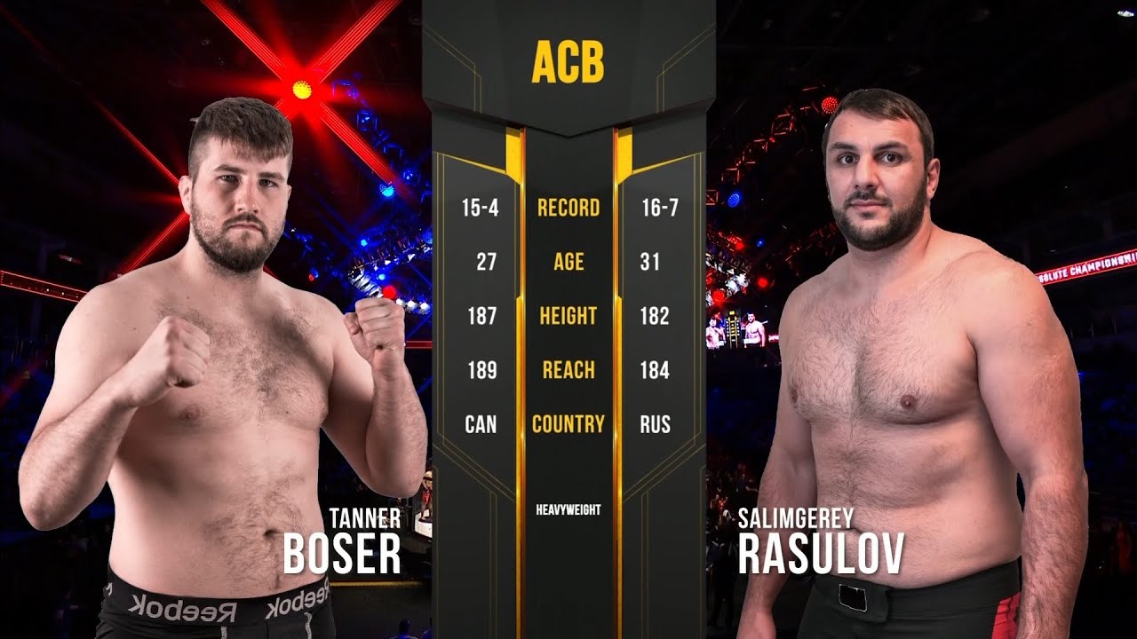 Таннер Босер vs. Салимгерей Расулов | Tanner Boser vs. Salimgerey Rasulov | ACB 90