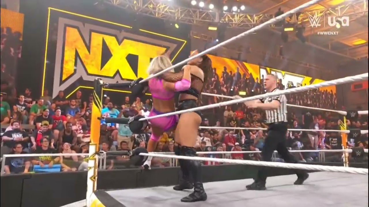 WWE NXT BRINLEY REECE VS JAIDA PARKER 05/21/24 backdrop