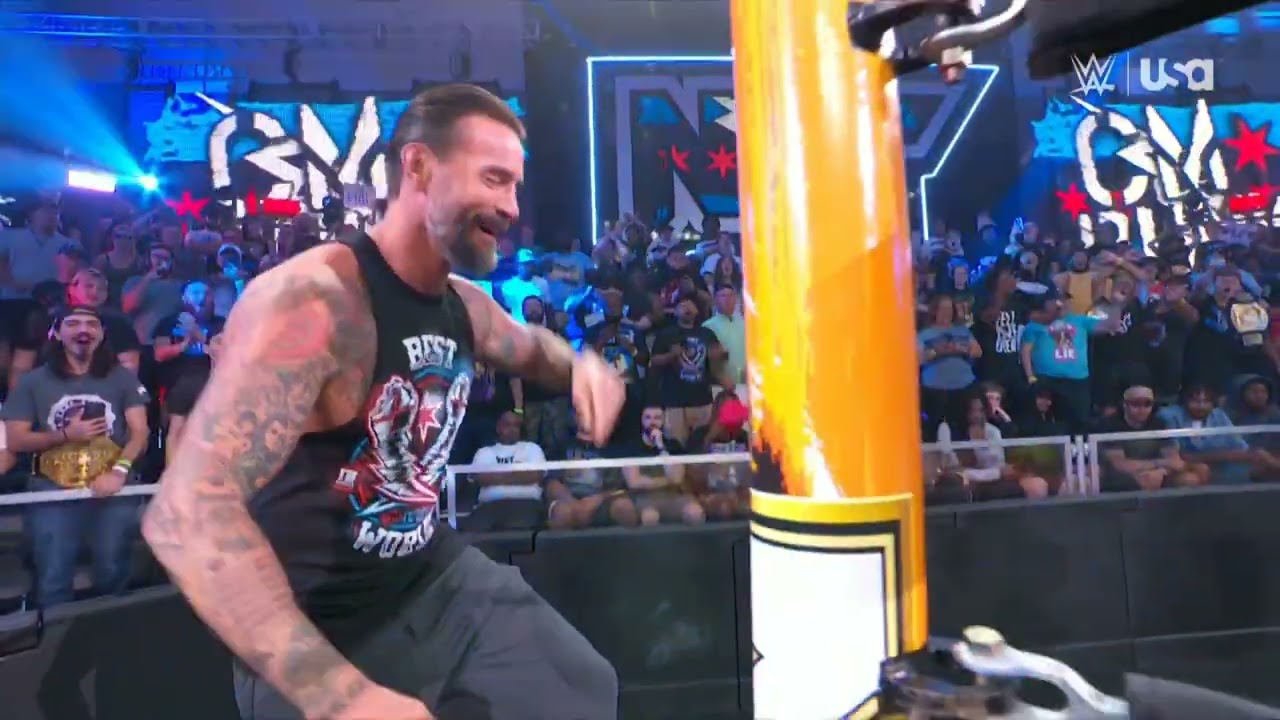 WWE NXT TRICK WILLIAMS AND ETHAN PAGE ENTRANCE 09/17/24 backdrop
