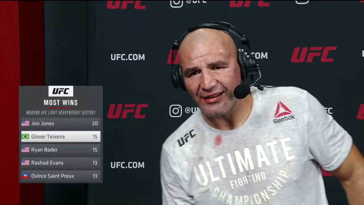 UFC Вегас 13: Гловер Тейшейра - Слова после боя