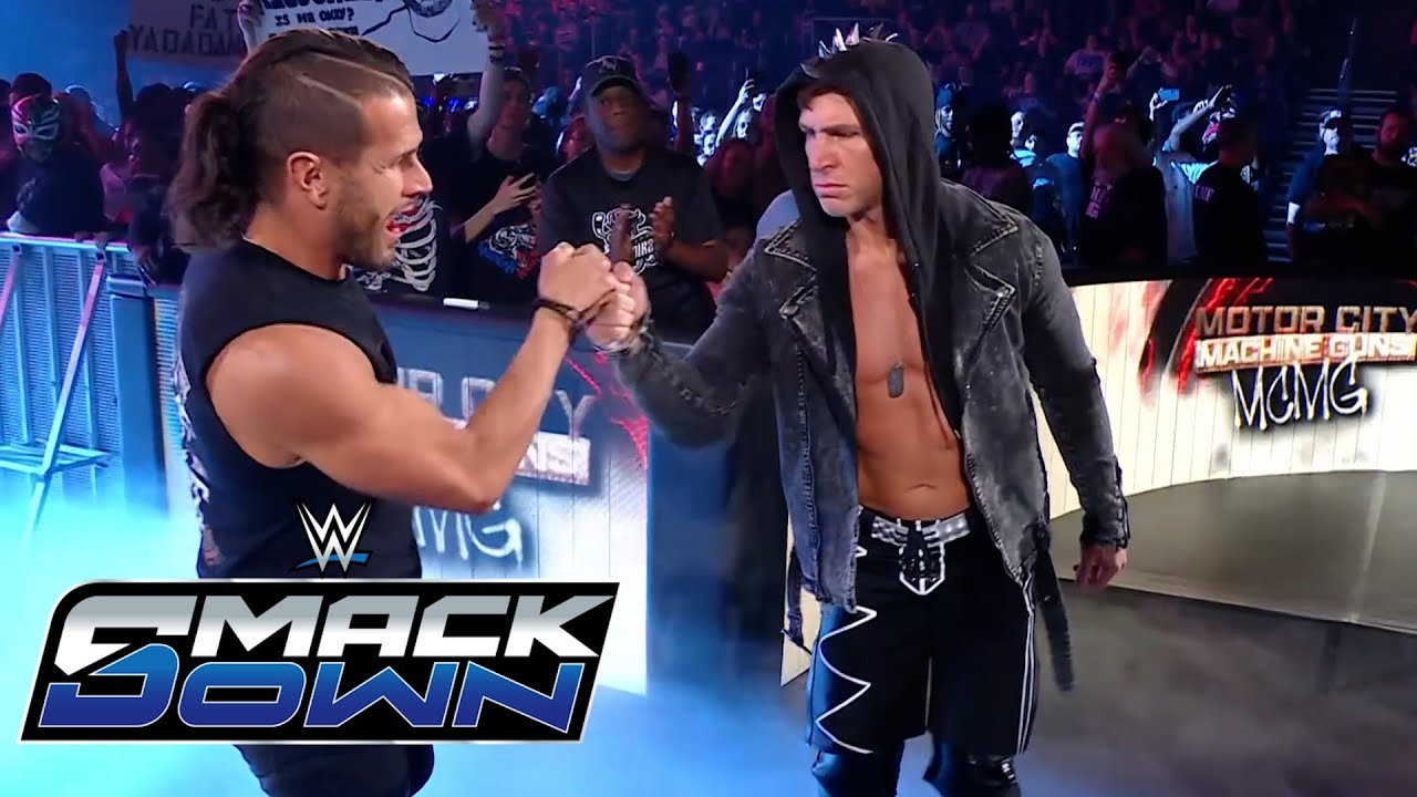 Chris Sabin (With Alex Shelley) Entrance: WWE SmackDown, May 23, 2025 background
