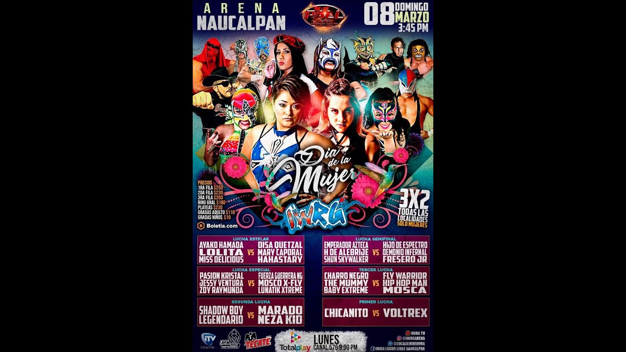 FUNCIÓN ESPECIAL DÍA DE LA MUJER | Domingo 08 de Marzo 2020