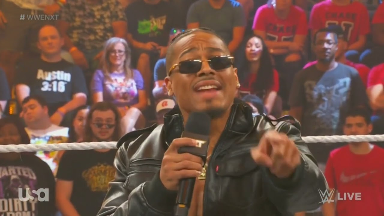 WWE NXT CARMELO HAYES ENTRANCE 10/03/23