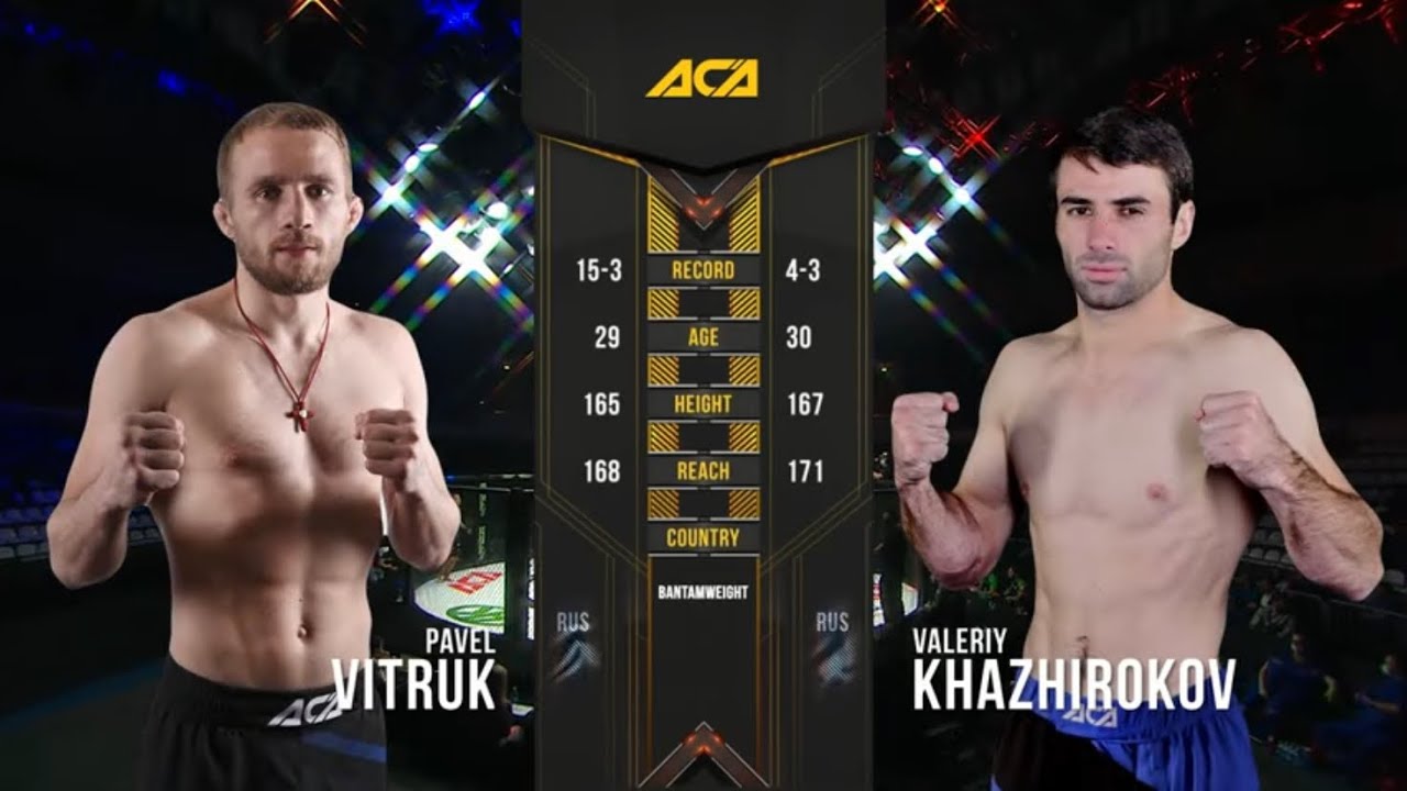 Павел Витрук vs. Валерий Хажироков | Pavel Vitruk vs. Valeriy Khazhirokov | ACA 110 - Moscow