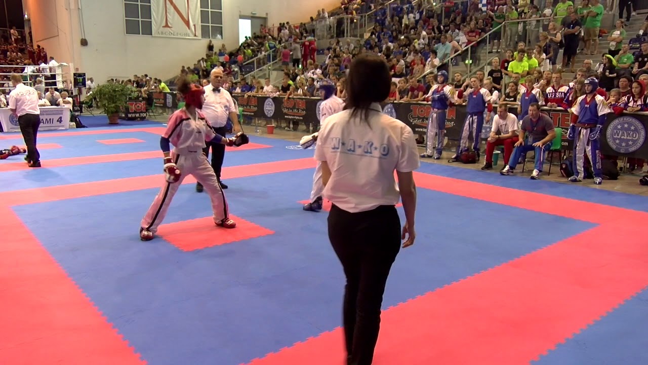 Bulgaria v Russia WAKO World Championships 2018 background