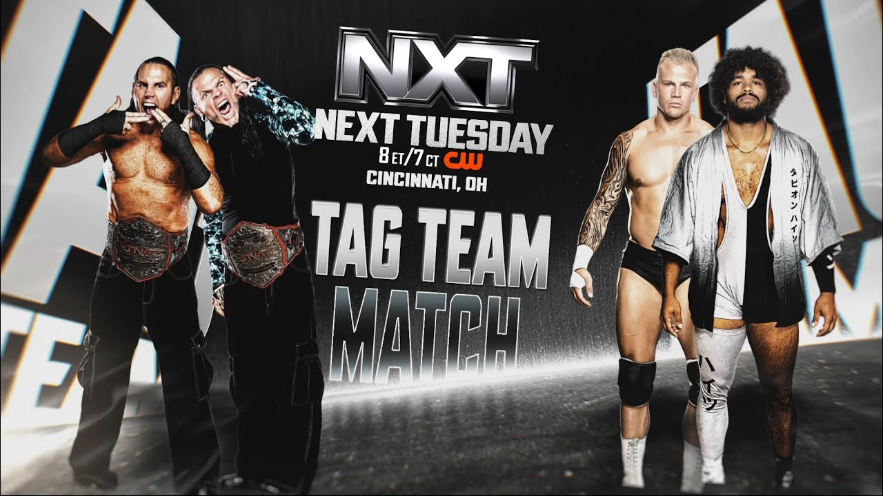 The Hardy Boyz vs No Quarter Catch Crew (1/2): NXT, Feb. 25, 2025 background