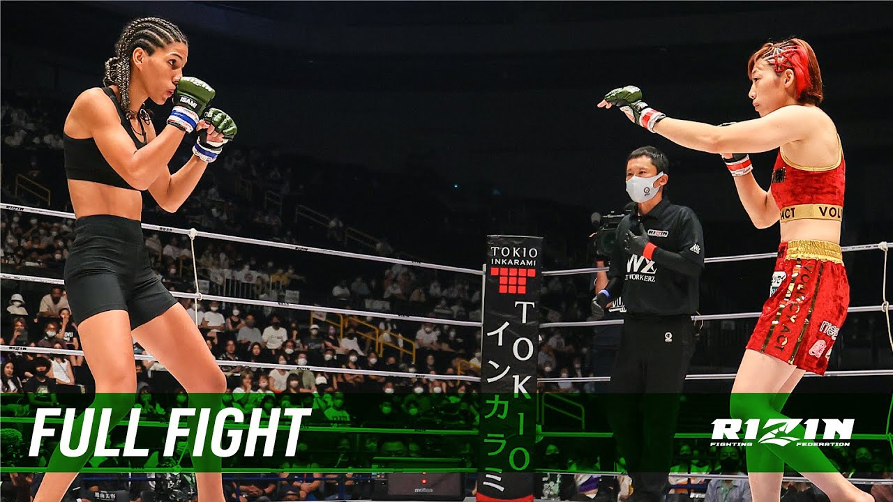 Full Fight | 伊澤星花 vs. ラーラ・フォントーラ / Seika Izawa vs. Laura Fontoura - RIZIN.37 background