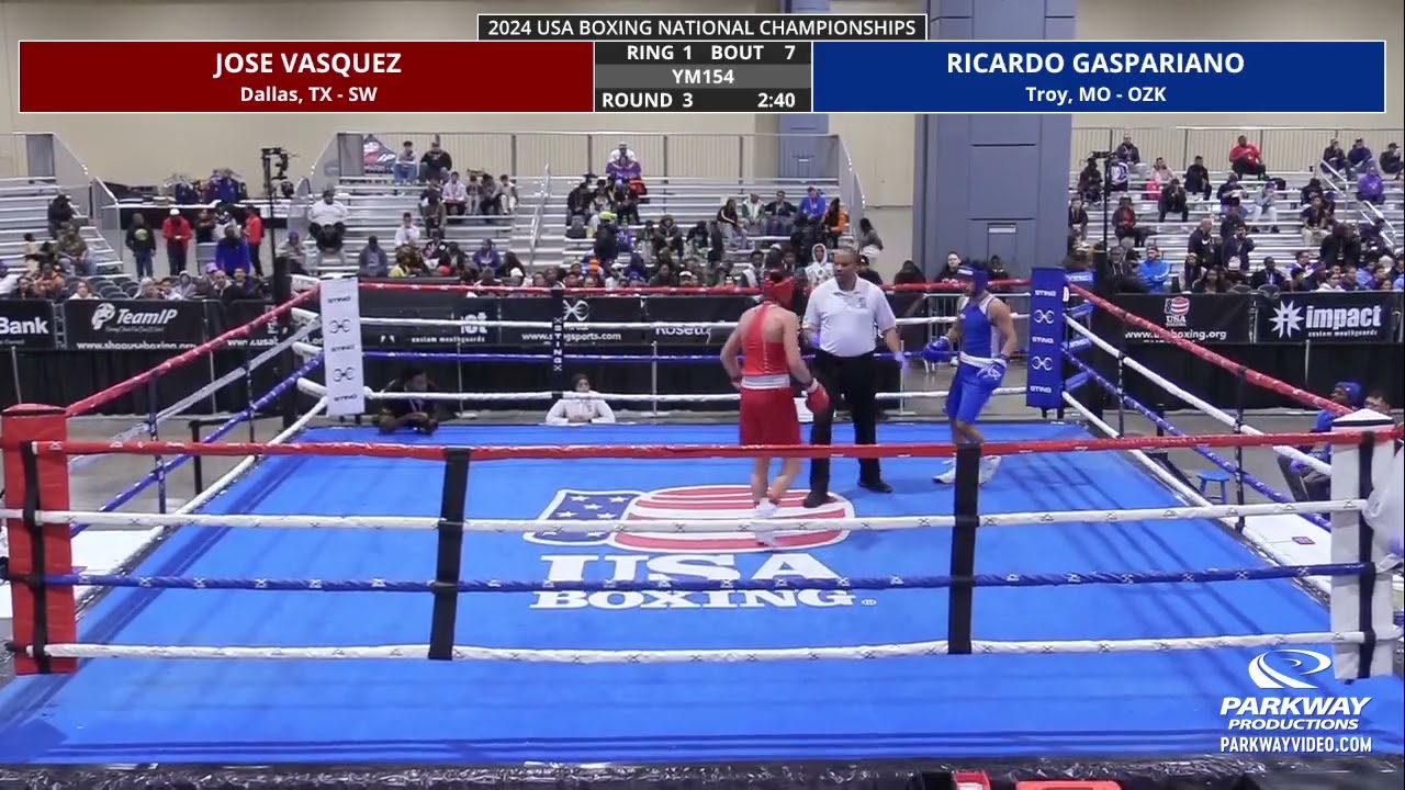José Vasquez vs. Ricardo Gasparino USA Youth National Championships 2024 Final (70kg)
