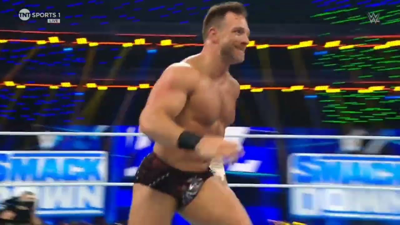 WWE SMACKDOWN LA KNIGHT VS AJ STYLES 04/19/24 background